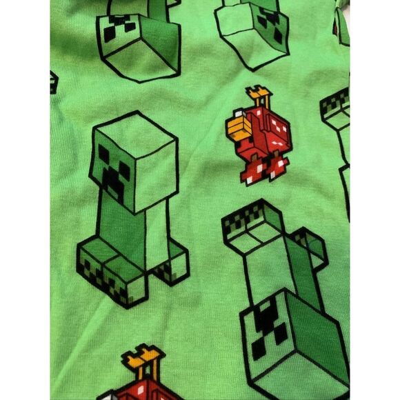 Minecraft 2 Pairs of Pajama Set 4-Piece Boys Size 4 Snug-Fit Cotton Kids NWT - Picture 3 of 8